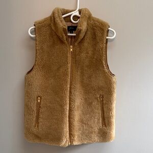 J. Crew Camel Fleece Vest